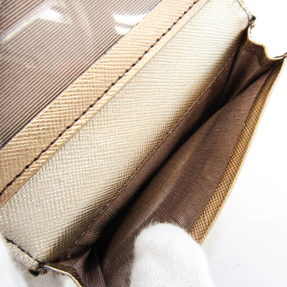 Burberry Leather PVC Card Case Beige,Black,Gold - Picture 7 of 9